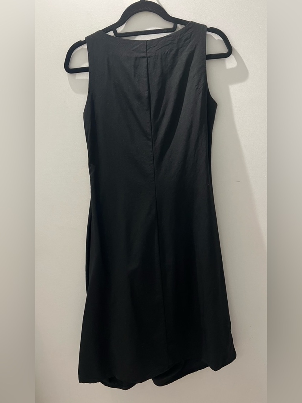 CREA Concept 100% Wool Black Knot Front Dress EU 36 Minimalist Quiet Luxury - Picture 5 of 5